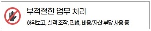 부적절한업무처리